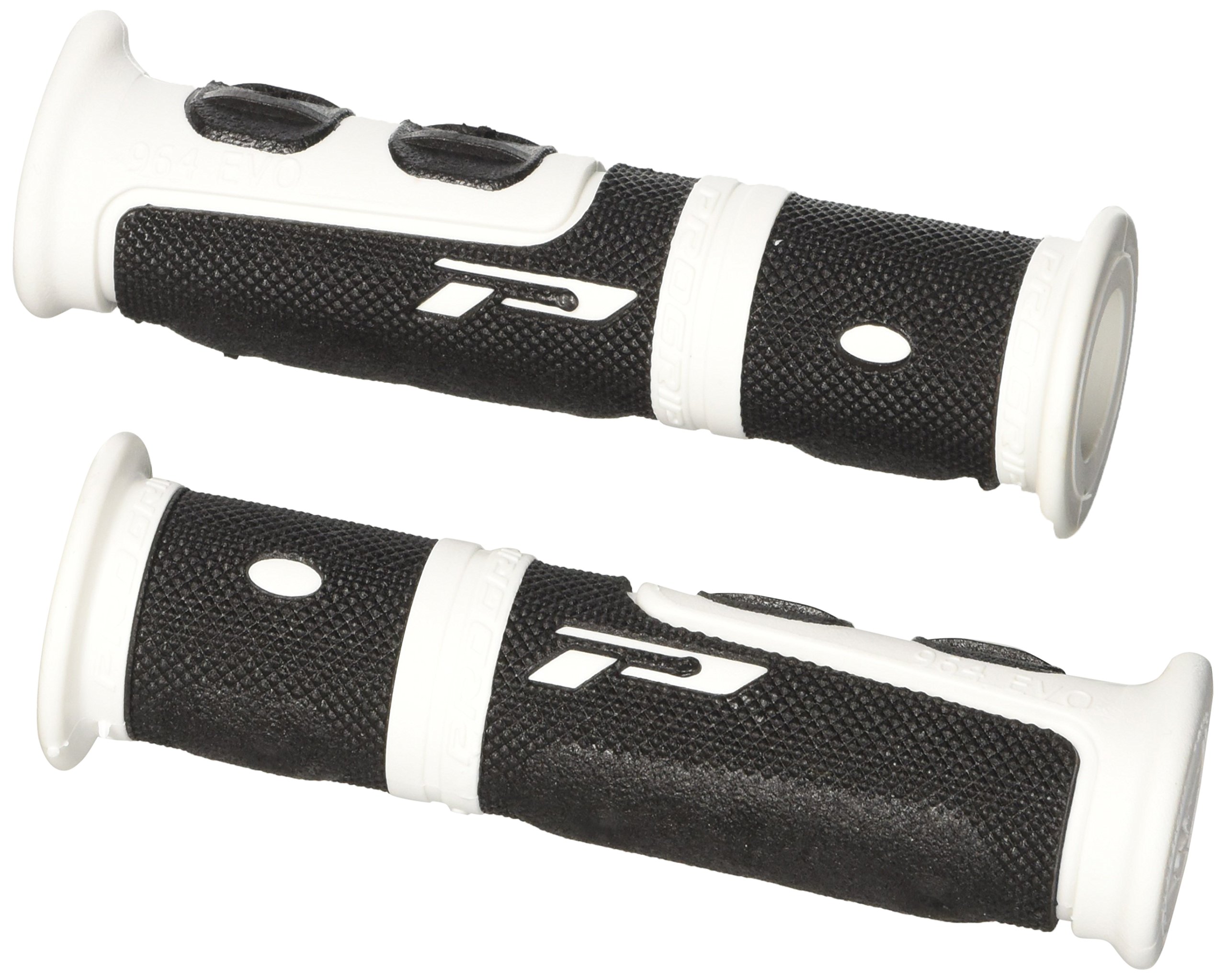Cicli Bonin Unisex Adult Mtb Progrip 964 Evo Grip - White/Black, One Size