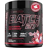 Batch 27 Pre Workout Powder - Nitric Oxide Booster & Preworkout for Men and Women w/Citrulline, Beta Alanine, Caffeine for En