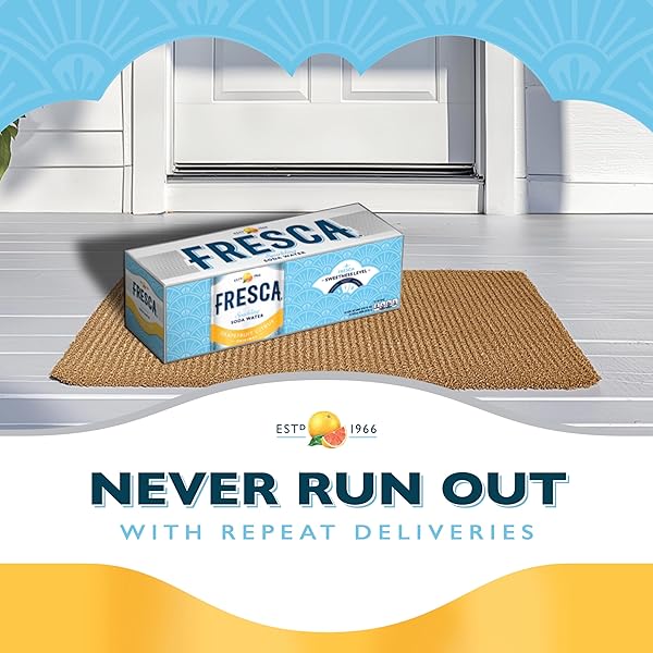FRESCA CITRUS SODA SOFT DRINK, 16.9 FL OZ BOTTLES, 6 PACK