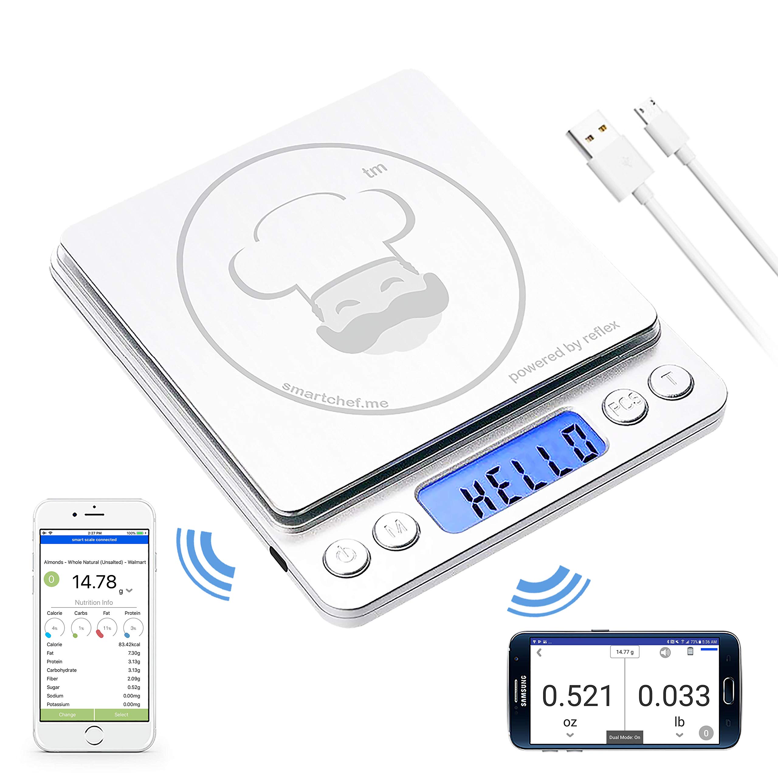 Photo 1 of Super Egg Scale - Egg Sizing, Sizes, Grading, Egg Weight Analysis, reflex 3000g / 0.1g Digital Scale Grams and Ounces USB Rechargeable, Portable, Accurate, Metal Stainless Steel Surface