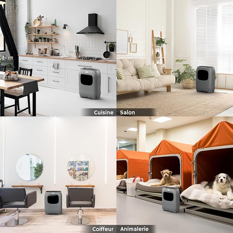 Aspirateur Automatique T1 Gris 1500W H13 HEPA Animaux Cheveux — photo 7 sur 7