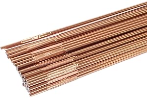Forney 42335 Copper Coated Brazing Rod, 3/32-Inch by 36-Inch, 5-Pound
