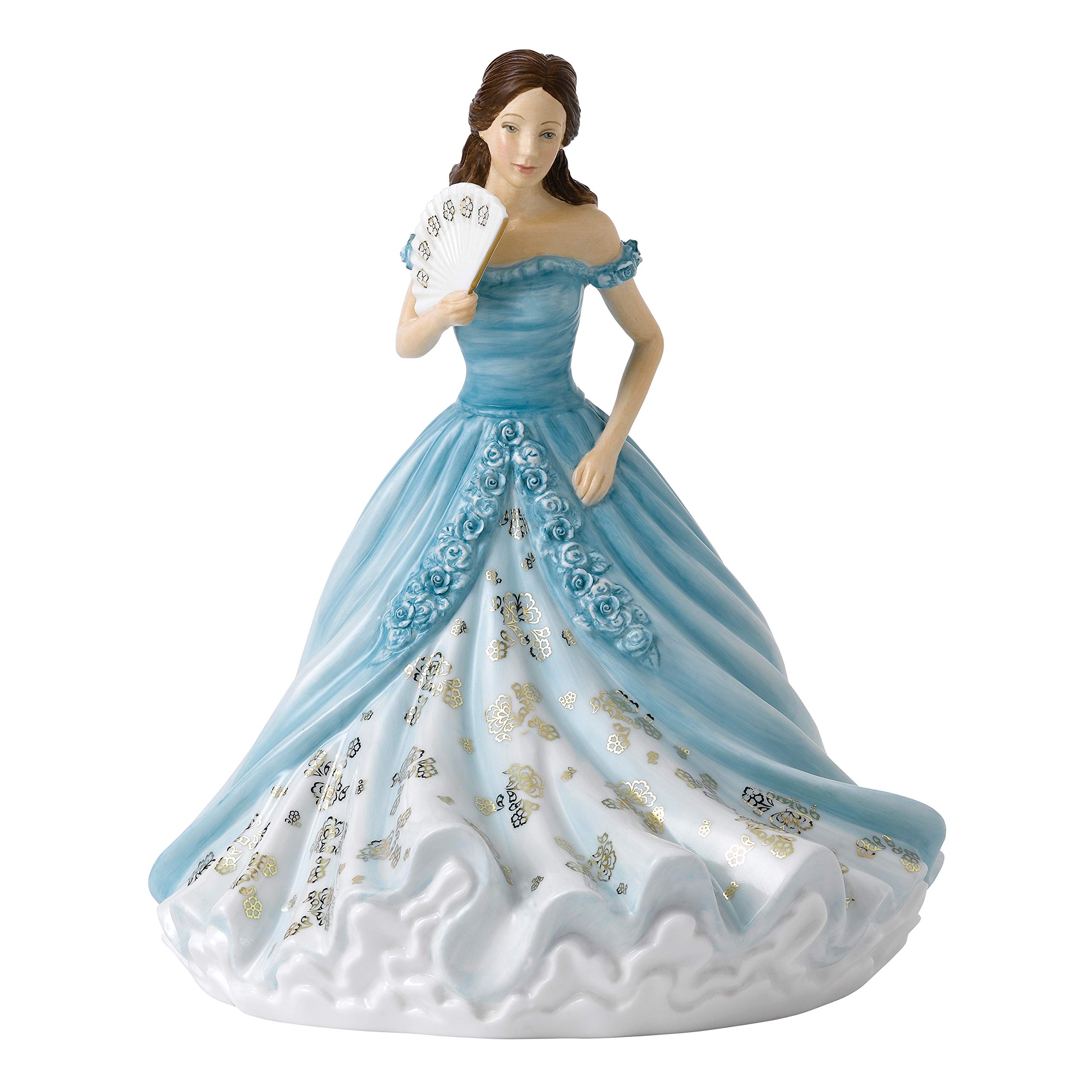 Royal Doulton Annabelle 22cm, Lilac, Bone China, Turquoise