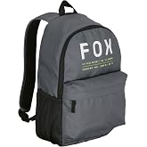 Fox Racing Clean Up Backpack Graphite Grey | Slim Everyday School &amp; Street Bag with Laptop Sleeve, Water Bottle Pocket &amp; Adjustable Straps