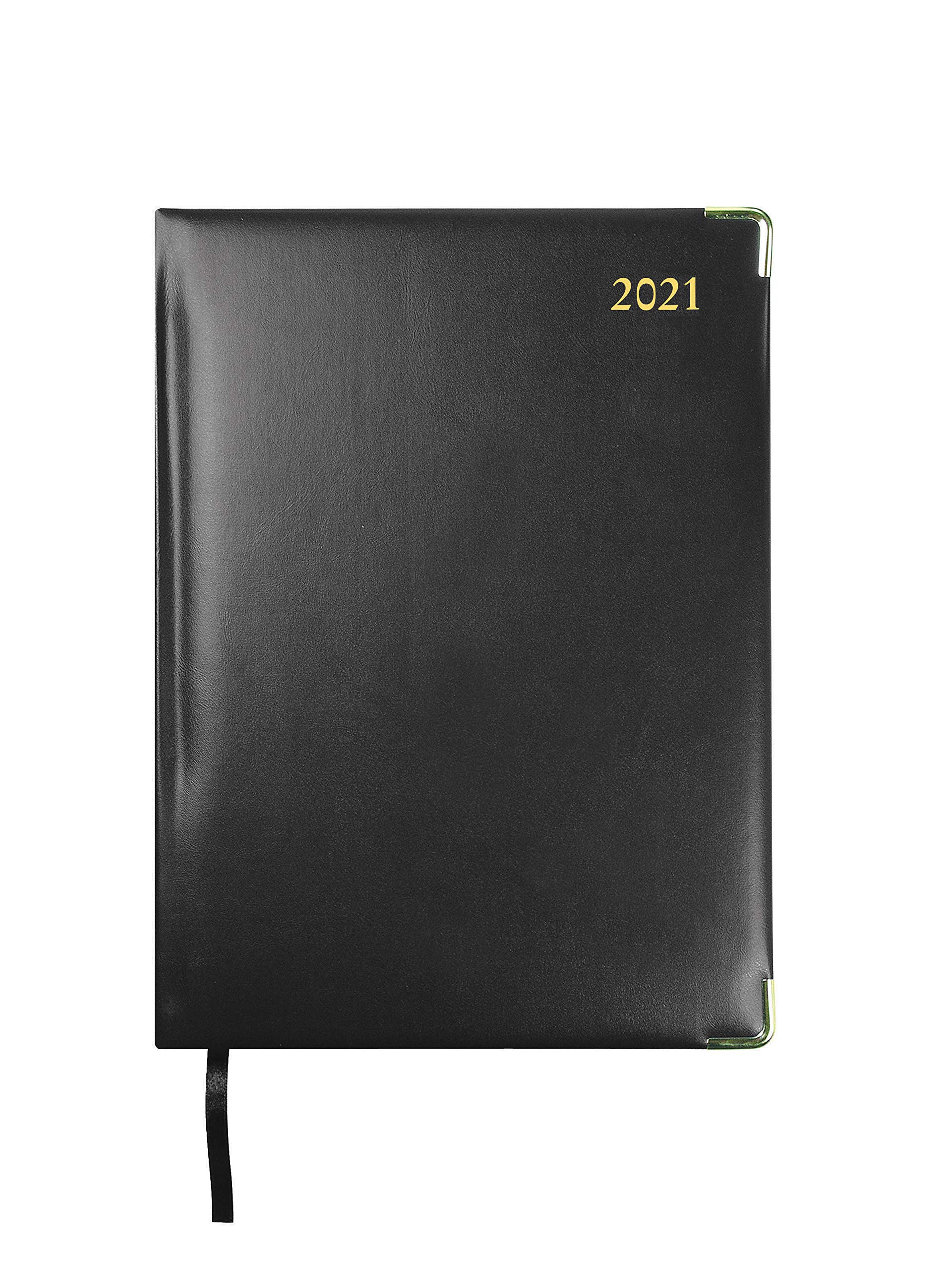 Collins Classic Manager Week to View 2021 Diary - Black,1210V.99-21