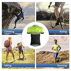 LAMEDA Cycling Jersey Mens Short Sleeves Mountain