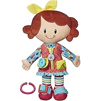 Playskool Dressy Kids Girl Activity Plush Stuffed Doll Toy for Kids and Preschoolers 2 Years and Up (Amazon Exclusive)