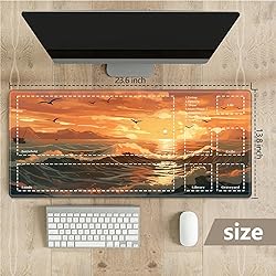 Playmat with Zones for MTG Magic The Gathering, 24