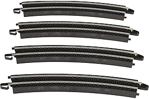Bachmann Trains Snap, Fit E-Z 18-Inch Radius Curved Track (4/Card)