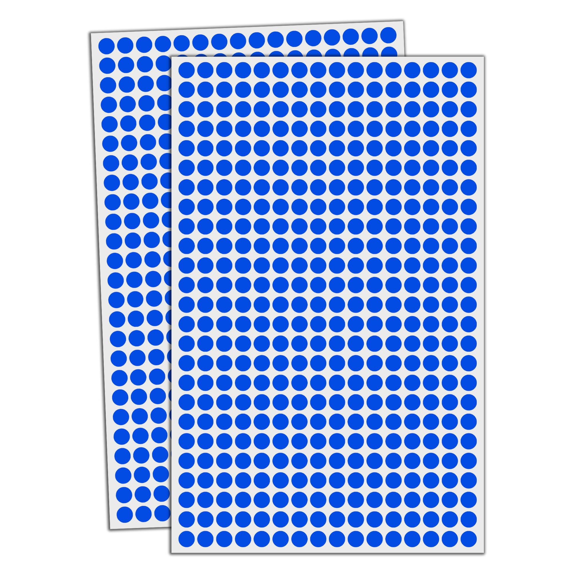 6000 Pack - 1/4" Small Dot Stickers Round Circle