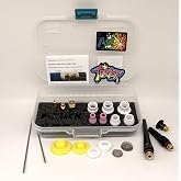 Furick 17 Ceramic TIG Welding Kit (17332KK), 3/32 inch Stubby Consumables Set with Tungsten, Gas Lens, Collets and Accessories
