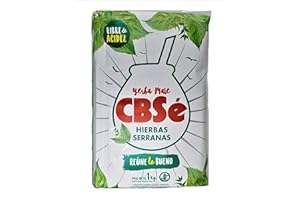 CbSe Yerba Mate Hierbas Serranas (Herbal/Mint Flavour) 1kg Argentina