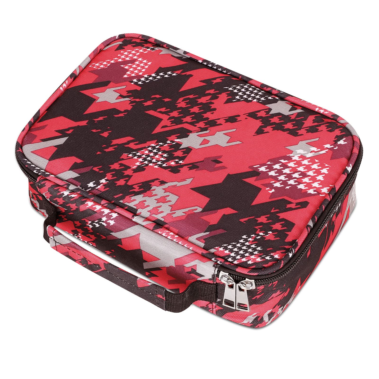 EDATOFLY 72 Slots Pencil Case, Large Pencil Case Multi-Functional Pencil Holder Organizer Stationery Bag with Interior Zipper Pocket Pencil Pouch for Boys Girls Teenagers (Camouflage)