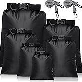 Shappy Waterproof Dry Bag Set Lightweight Sacks and Long Adjustable Shoulder Strap Outdoor Water Proof Keep Dry Bag Stuff Sacks for Backpacking, Boating, Hiking, Camping