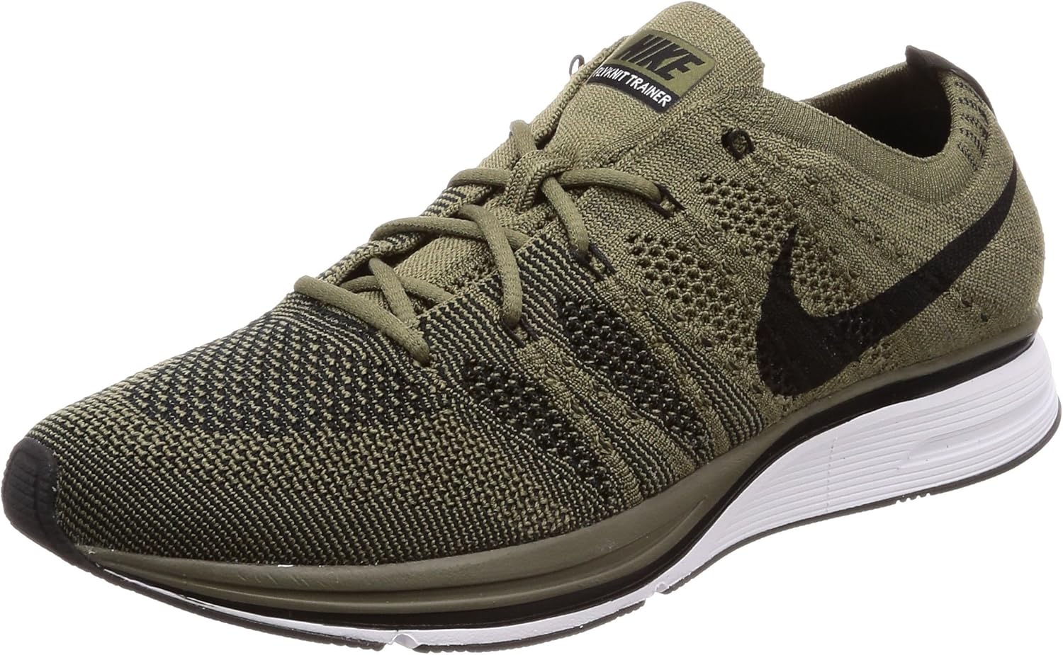 flyknit trainer medium olive