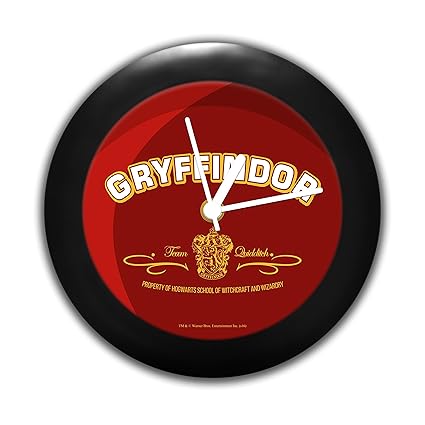 Mc Sid Razz Harry Potter - Team Quidditch | Table Clocks | |Table Clock for Office. Gift Set Birthday Gift Official Licensed by Warner Bros, USA