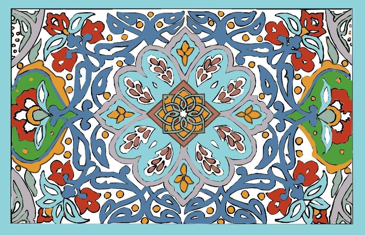 RUMI STYLE DIY COLORING PLACEMAT