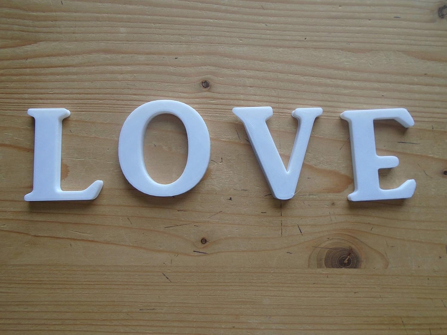 Love Self Adhesive Letters Can Be Painted Signs Plaques Wall Decoration