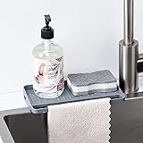 YOHOM Suction Cup Sponge Holder for Kitchen 2-in-1