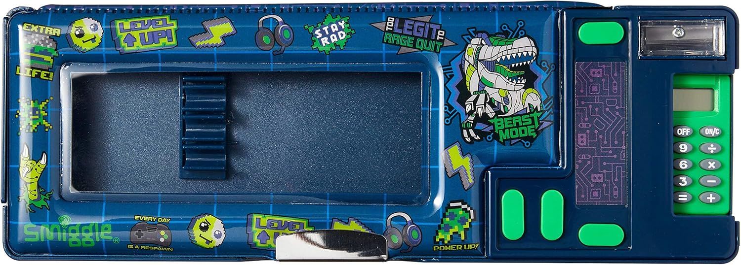 Smiggle Express Kids Pop Out School Pencil Case for Girls & Boys with