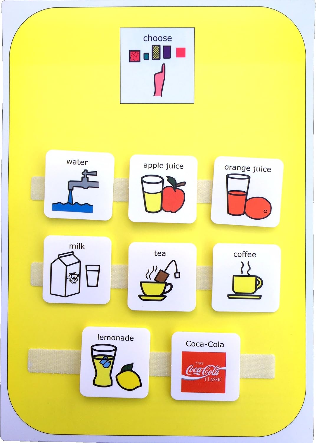 Snack Choice Nonverbal Communication Board -15 Communication Cards, SEN