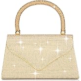 Davmrio Women's Evening Bag Purse Clutch Bag Ladies Rhinestone Purses Glitter Small Handbags Party Wedding Prom | Purse, Ladies, Rhinestone Purses, Glitter, Small, Party, Wedding, Prom