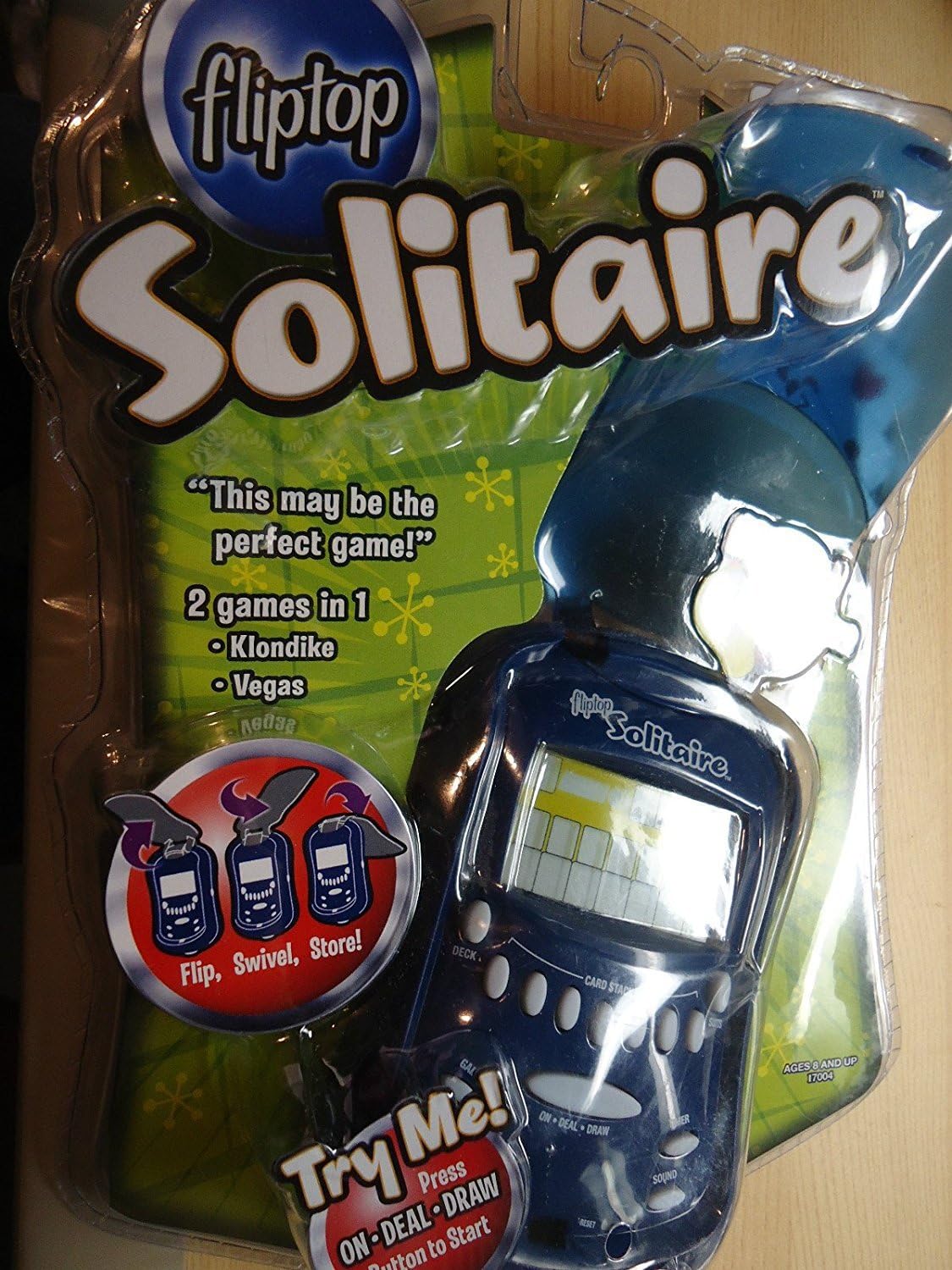 radica lighted solitaire handheld game