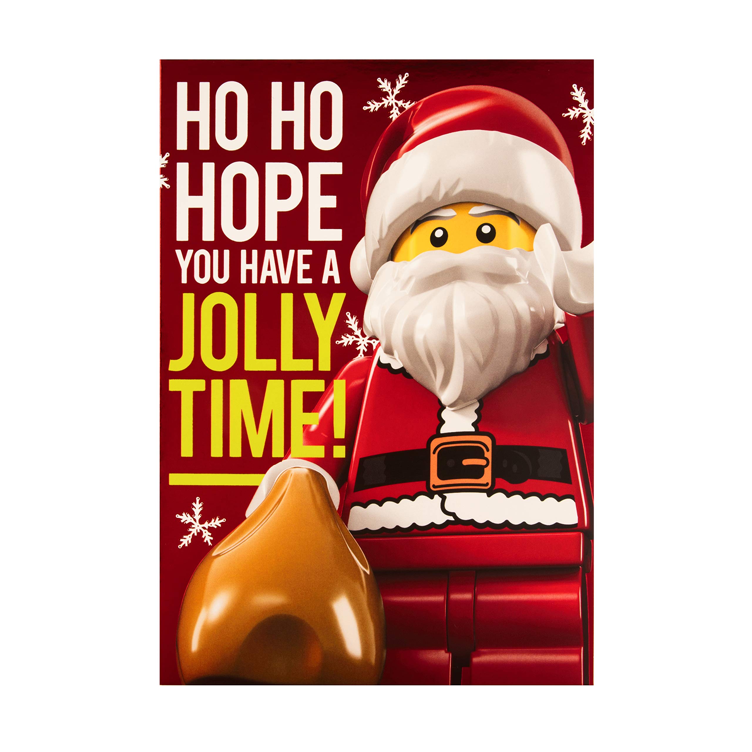 Christmas Card for Any Recipient from Hallmark - Lego Santa Design