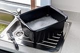 Addis Plastic Butler Large Rectangular Bowl 12.5 L Soft Black view 2