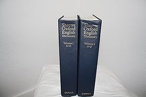 Shorter Oxford English Dictionary: Thumb-indexed edition
