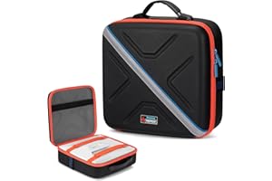 Bosynoy Carrying Case Compatible with Starlink Mini, Fireproof Travel Case Compatible with Starlink Mini & Accessories, Shockproof Satellite Dishes Hard Bag with Custom Interior for RV and Camping