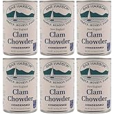 Bar Harbor New England Style Clam Chowder, Condensed, 14.5 oz &ndash; Classic Creamy Chowder [Pack of 6]