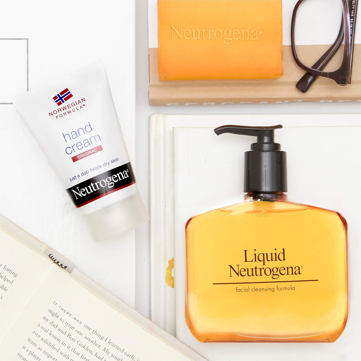 Liquid Neutrogena Fragrance-Free Gentle Facial Cleanser with Glycerin, Hypoallergenic & Oil-Free Mild Face Wash, 8 fl. oz : Facial Cleansing Products : Beauty