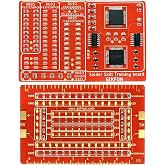 Gikfun Soldering Practice Kit SMD SMT Welding Skill Training Board DIY for School Learning Project, Gold-Plated GK1023