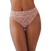 b.tempt'd womens Lace Kiss Full Coverage Hi Leg Brief Panty, 978382