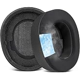 SOULWIT Cooling Earpads for Arctis Nova Pro Wireless/Nova Elite - Black | (Not Fit Nova Pro Wired), for SteelSeries Arctis Nova Pro (Wireless/Omni), Arctis Nova Elite Headphones