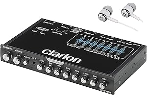 Clarion EQS746 1/2 DIN Graphic Equalizer with Built-in Crossover