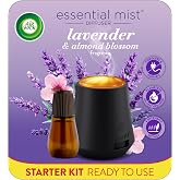Air Wick Essential Mist Air Freshener Diffuser &amp; 1 Refill Lavender &amp; Almond | Air Wick Essential Mist home diffuser includes Diffuser + 1 count Lavender Almond Blossom refill infused with essential oils.