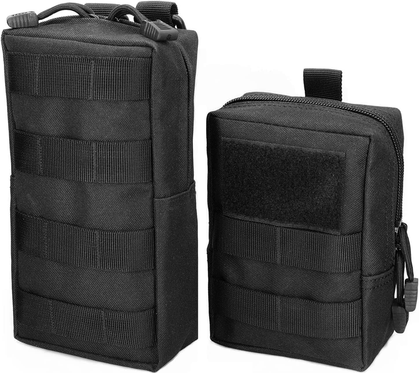 YONCONO 2 Pack Molle Pouches, Tactical Compact Water-Resistant EDC Utility Pouch, Military Bags for Organize Small Gear Gadget