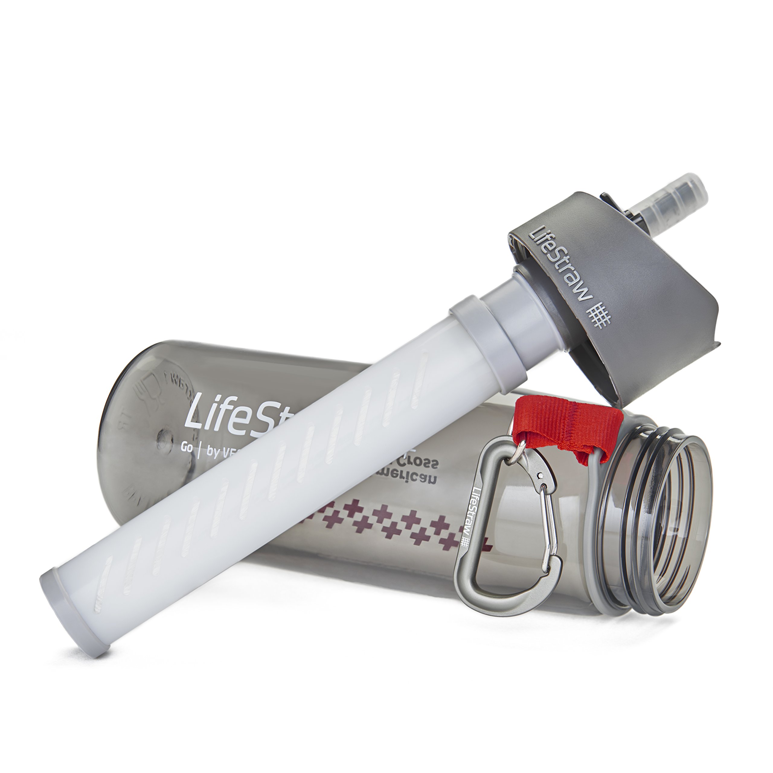 LifeStraw Go Water Filter Bottle with 2Stage Integrated Filter Straw