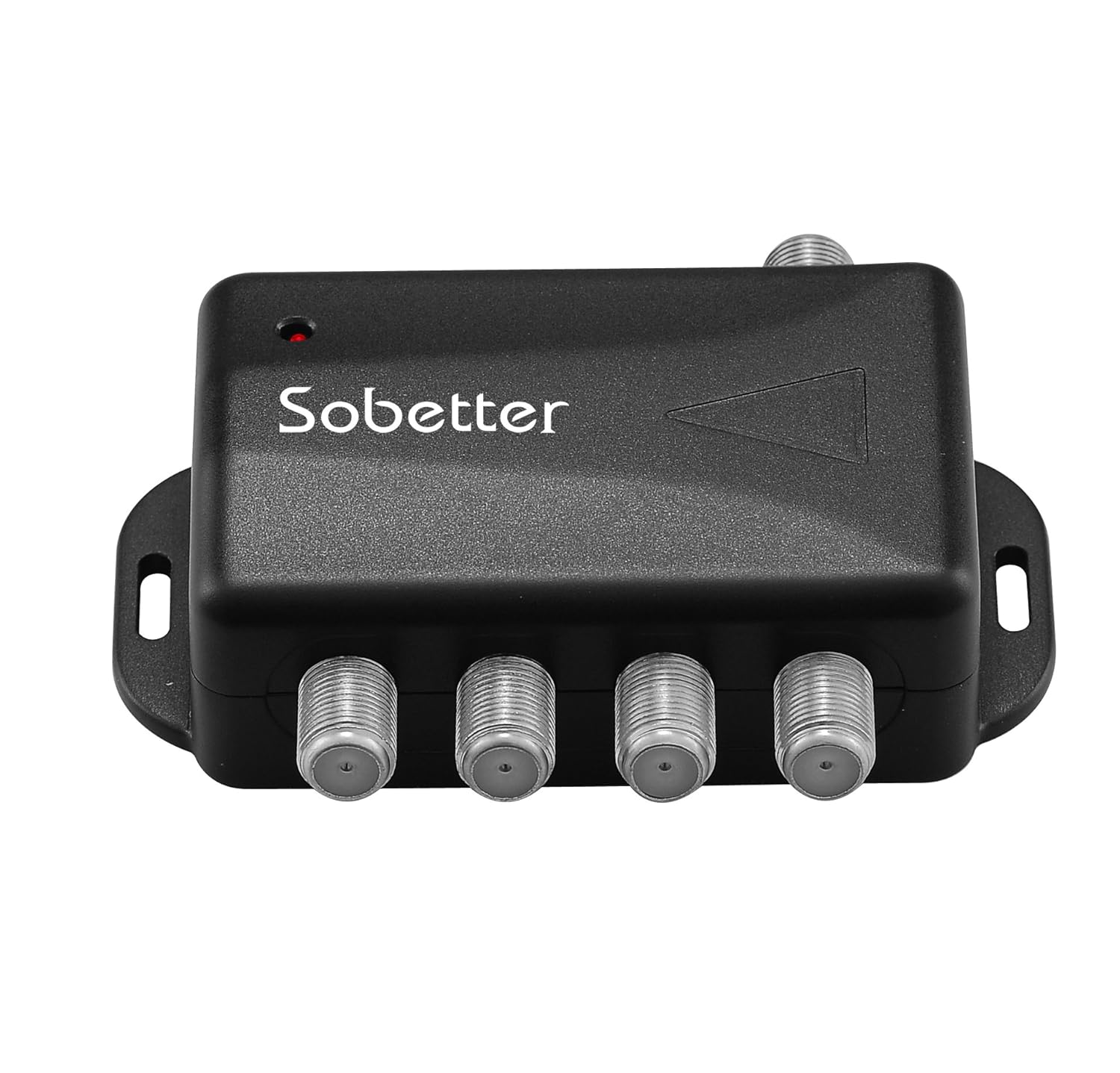 Sobetter 4 Port Distribution HDTV Antenna Splitter Amplifier Signal Booster 7dB