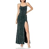 Speechless Womens Sleeveless Maxi Party Dress with Front Slit
