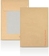 AKAR Do Not Bend A6 Cardboard Envelopes 162x114mm Pack of 25 view 1