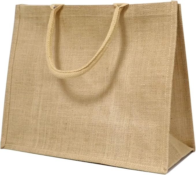 5 x Jute / Hessian Large (L1) Shopping Bag Amazon.co.uk Clothing