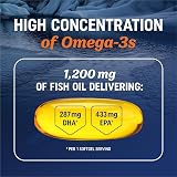 MAV Nutrition Triple Strength Omega 3 1200 mg Burpless Fish Oil 30 Ct view 2