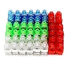 CALIFORNIA CADE ELECTRONIC Finger Lights Bright LED Rave Laser Assorted Toys, Pack of 48