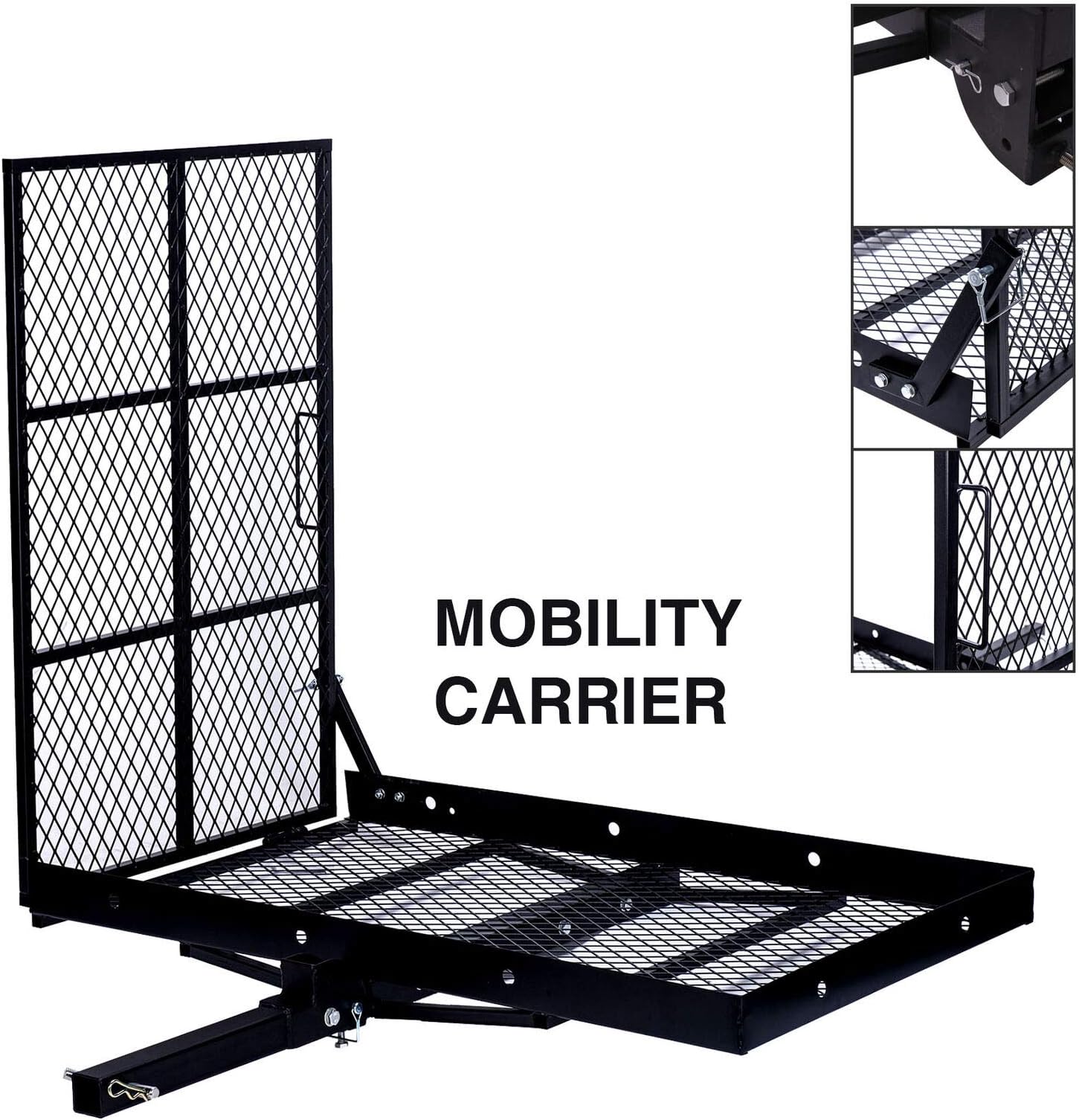 TKMD Wheelchair Carrier Mobility Scooter Loading Ramp Heavy Duty Strong