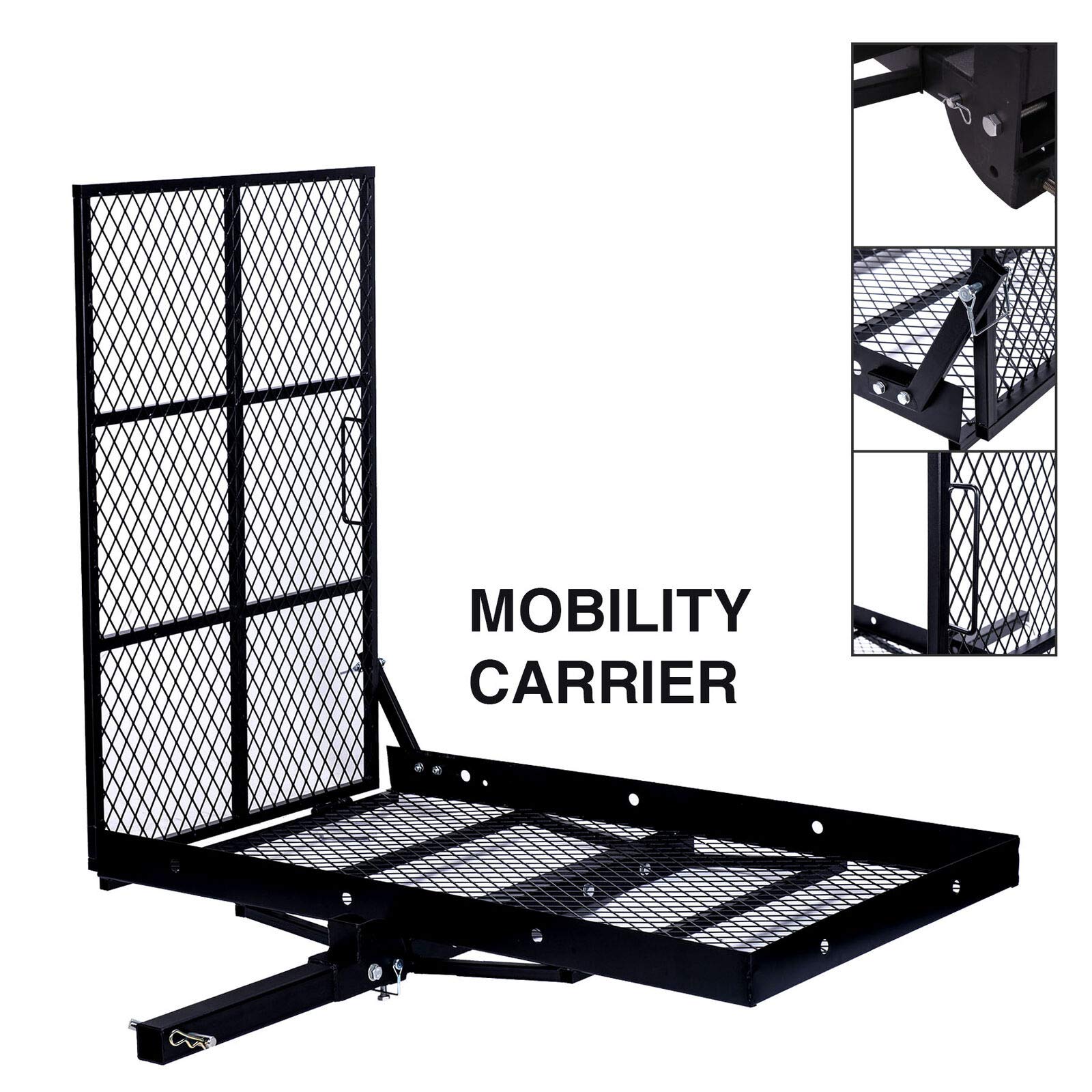 TKMD Wheelchair Carrier Mobility Scooter Loading Ramp Heavy Duty Strong