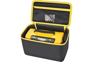 STEADTEP Air Compressor Storage Bag Compatible with AstroAI Tire Inflator for Car Tire Pump 150PSI 12V DC/110V AC, Air Pump Carrying Case Holder for Cigarette Lighter Extension Cord and Batteries (Black)