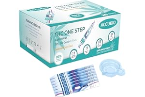 ACCUBIO 15 Pack Drug Test Kit Marijuana, Cannabis, Hashish, THC Test, Screen Urine Drug Test Kit with 50 ng/ml Cut Off Level for Marijuana Drug Test Home Rapid Test, 99% Accurate Results in 5 Minutes